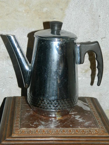 Cafetière ancienne cuivre - cafetière,