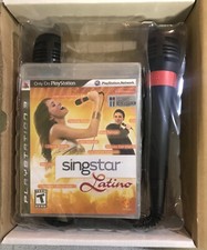 SingStar Latino - bundle--sealed  (mics & converter) ps3 (missing outer box)