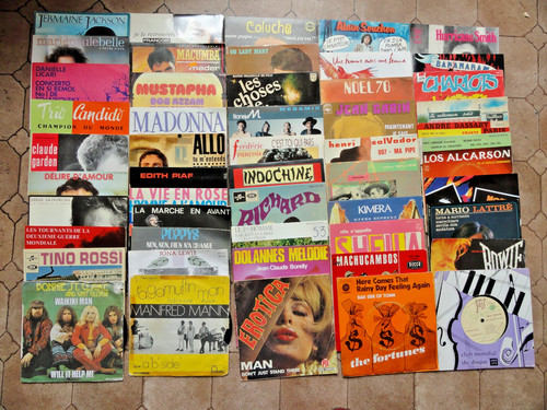 Lot disques vinyles - disques,