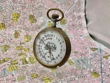 Régulateur À 24 Heures. Métal Brun. 1890. 61MM. Parfait ! HORLOGE DE POCHE