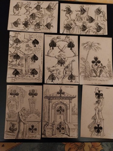 Cartes jouer ancien - 16,