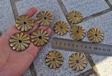 1 antique decoration ROSACE, BRONZE or BRASS for FURNITURE handle, d = 4cm No. 17D