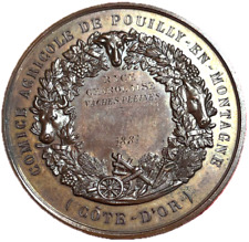 #15131 - Médaille Comité Agricole de Pouilly en Montagne Olivier de Serres 51 mm