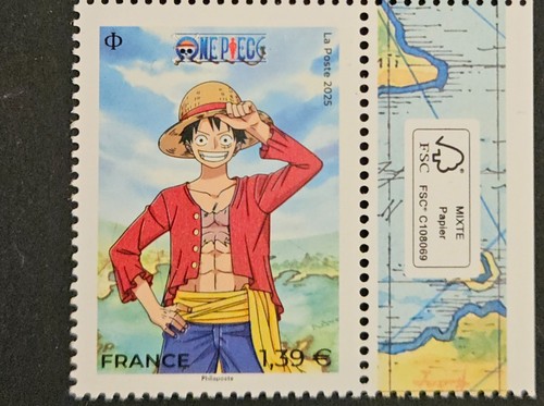 France timbre stamp - one, piece