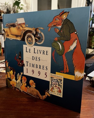 1995 livre des timbres - livre,