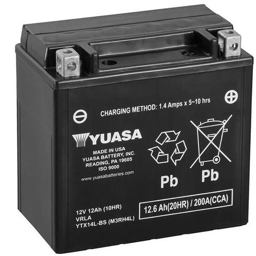 Batterie yuasa ytx14l 12v - ytx14l-bs,