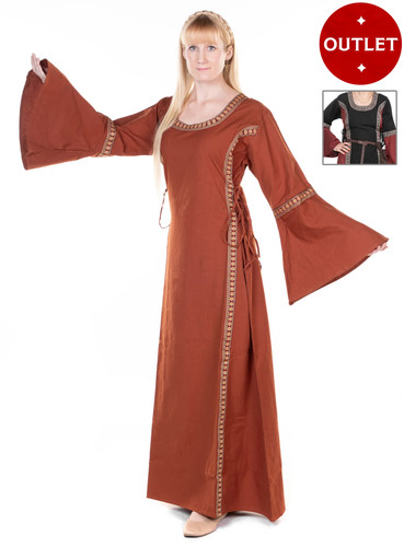 Robe médiévale avec - , bordure