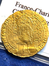 CHARLES V FRANCE CHARLES LE SAGE FRANC A PIED LIMOGES 1364-1380