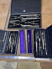 n°20 OLD TOOL compass , OUTIL ANCIEN, Lot Coffrets Compas