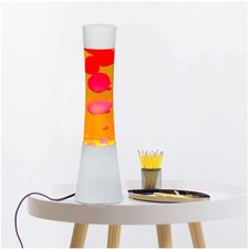 Lampe à Lave en verre WHITE