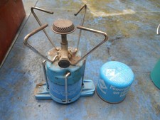 recharge bouteille neuve camping gaz + réchaud ancien cuisine fonctionne