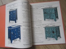 Catalogue ancien cuisinieres et poeles a bois 1900 thivolet   TBE