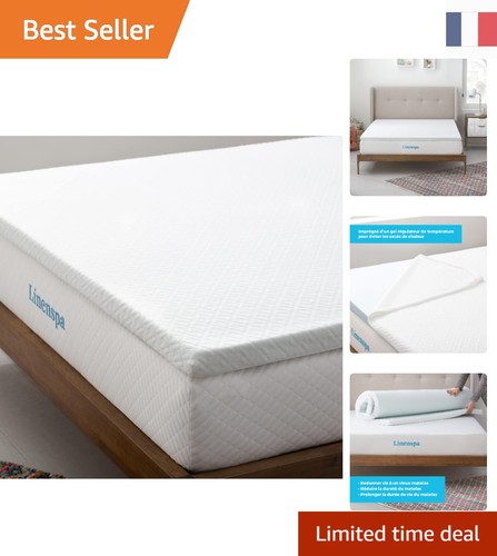 Surmatelas 140x190 mousse - 140x190, cm