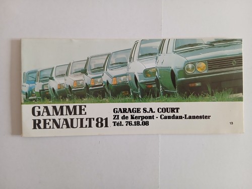 Renault gamme r5 dont - gamme, 81