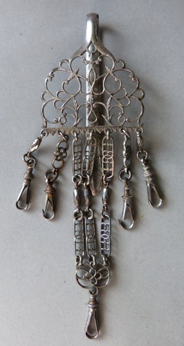 Chatelaine acier clavet pour