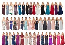 Long Full Length Sexy Satin Nightdress Chemise Nighty Nightshirt Slip PLUS SIZE