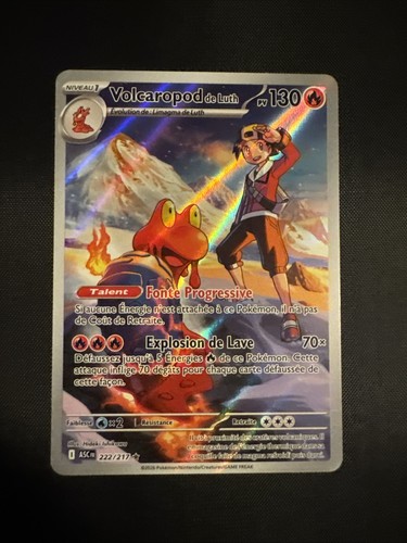 Carte pokémon volcaropod - carte, de