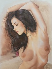 ORIGINAL DRAWING DESSIN NU