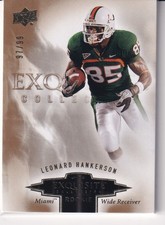 2010 UD EXQUISITE LEONARD HANKERSON ROOKIE RC SP /99
