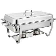 Dîner Chaud Chafing Dish 11 Litre Récipient Thermique Bain-Marie Buffet Fêtes