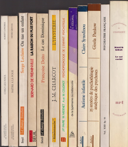 Lot livres psychiatrie - livres,