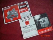 PROSPECTUS + ADVERTISING BROCHURE COMPRESSORS - STARK WELDING STATIONS