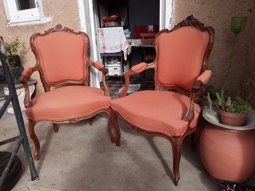 Fauteuils anciens paire - ,
