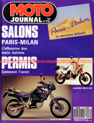 Moto journal 918 essai road - journal,