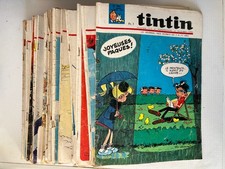 Lot de 23 TINTIN Magazine année 1965