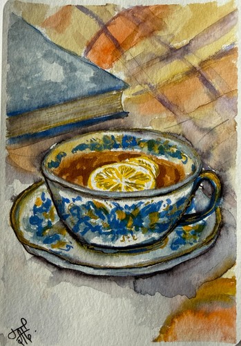 Tasse thé peinture - thé, nature