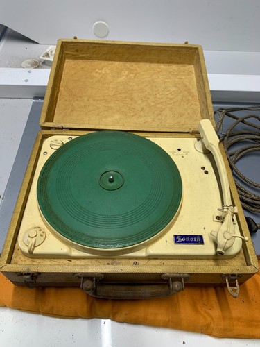 Tourne disques ancien boite - ancien, +