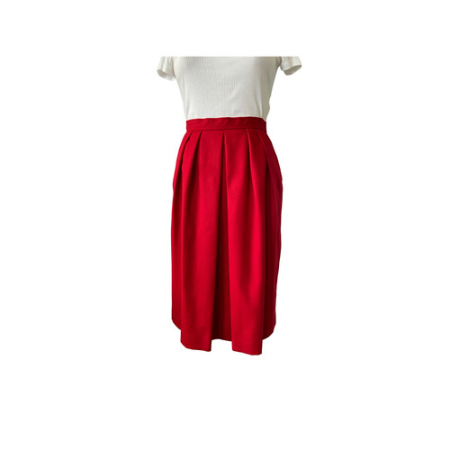 Vintage cherry red wool evan - cherry,