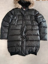 Doudoune longue à fourrure