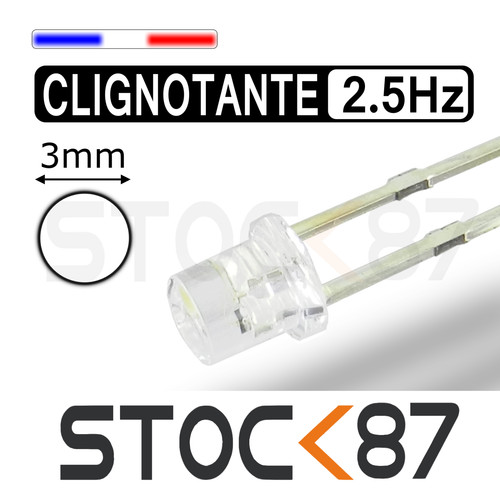 236cw 100pcs led - 236cw#, blanc