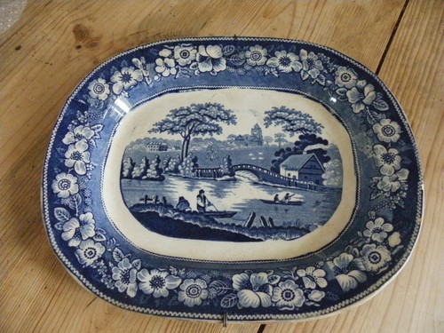 Plat ancien staffordshire - plat,
