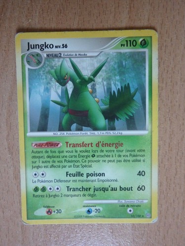 Carte pokémon rare juncko - pokémon, 110