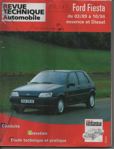 Revue technique ford fiesta - revue,