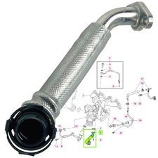 conduite de retour d'huile