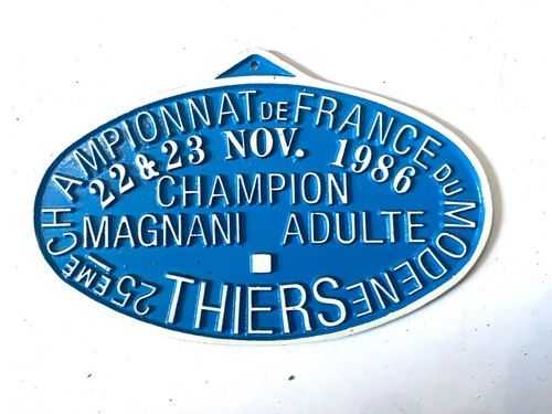 Aluminium plate concours - plate,