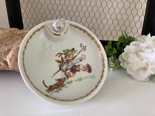 824⚜️ Antique Porcelain Boiled Baby Plate France Cla
