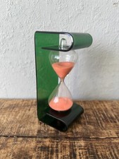vintage plastic and glass hourglass