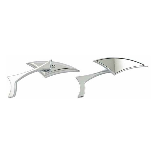 Paire miroirs chrome - miroirs, harley