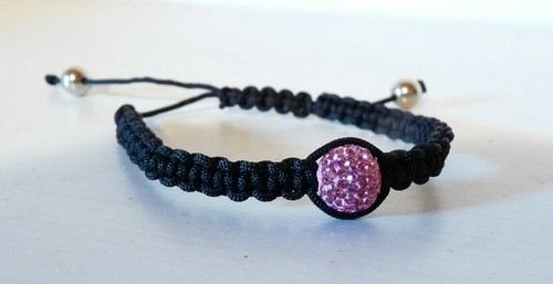 Bracelet shamballa noir - shamballa, 1
