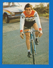 CYCLING cycling card BERNARD HINAULT team GYPSY CAMPAGNOLO 1977
