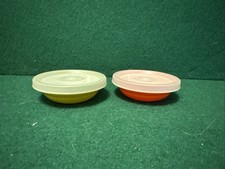 Tupperware Toys Children's Mini Party 2 oz Small Bowls Set 2 Vintage