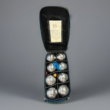 8 Chrome Petanque Boules Bocce