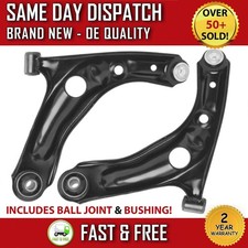 CITROEN C1 2005-2014 FRONT LOWER SUSPENSION WISHBONE  CONTROL ARM PAIR X2 KIT