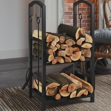 Range-bûches à 2 niveaux