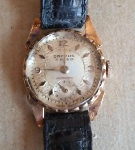 Montre vintage orfeus rubis - montre,