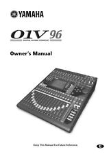 Bedienungsanleitung-Operating Instructions pour Yamaha 01 V 96